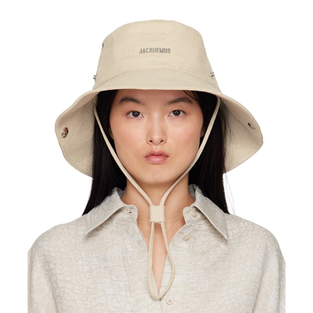 Jacquemus Beige Bucket Hat